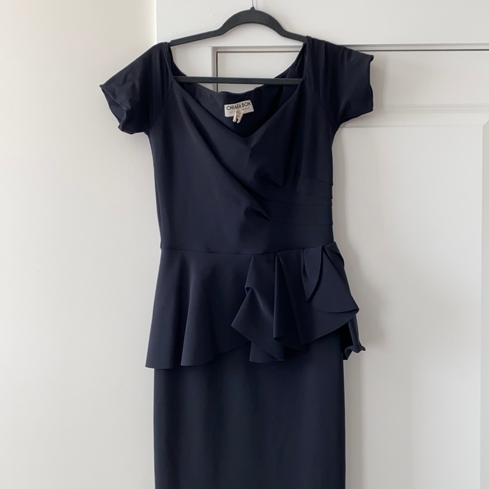 chiara boni la petite peplum dress